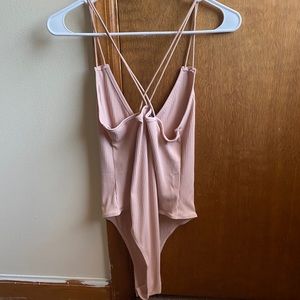 Pink bodysuit